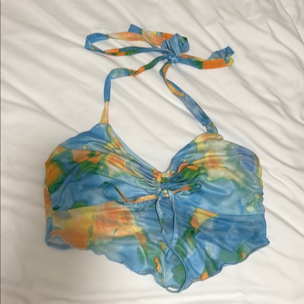 Halter crop halter top